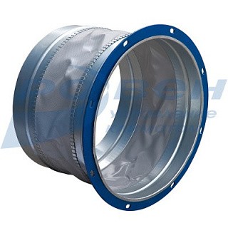 Вставка гибкая дымоудаления для вентиляторов РОСА